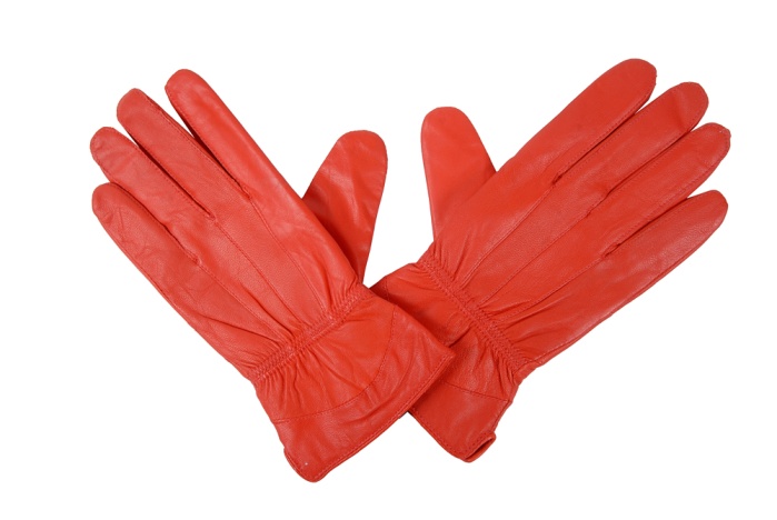 detail kožené rukavice dámské