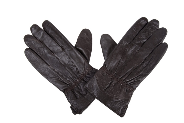 detail kožené rukavice dámské