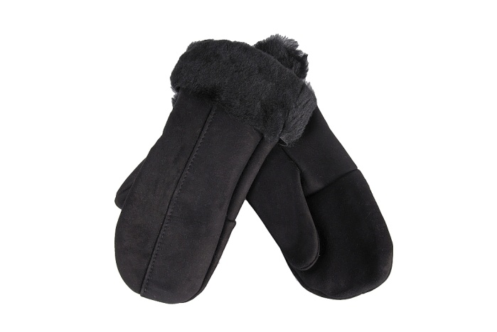 detail kožené pánské palčáky