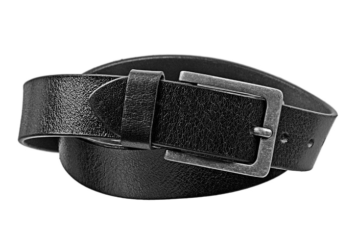 detail kožený opasek 40mm