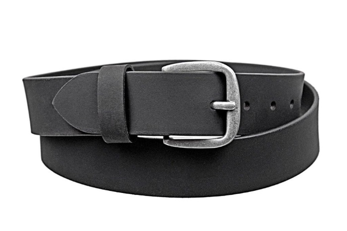 detail Kožený opasek SQU HUNTER 40 mm BROUŠENÁ