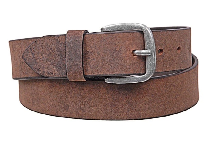 detail Kožený opasek SQU HUNTER 40 mm BROUŠENÁ