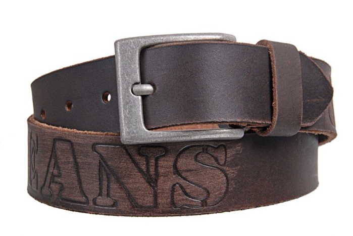 detail Kožený opasek SQU ECO-JEANS, 40mm