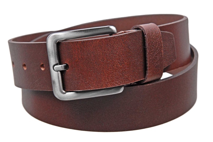 detail Kožený opasek SQU S.O.P., 40 mm