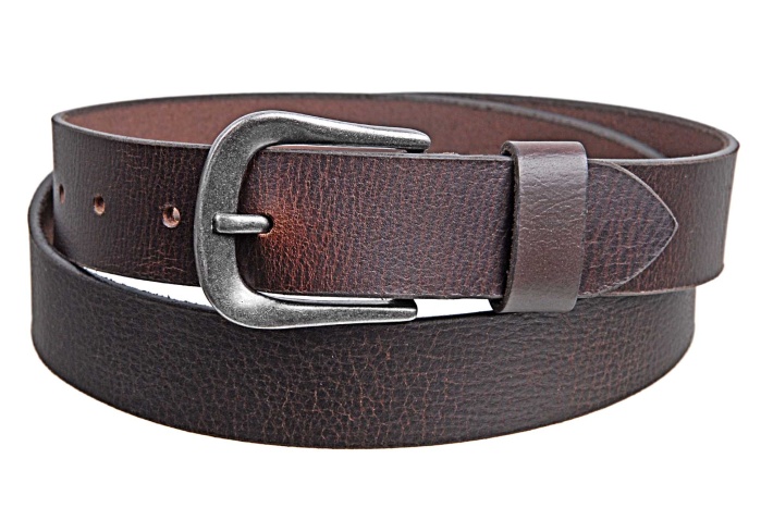 detail Kožený opasek, šířka 3,5 cm SQU G.A 6000