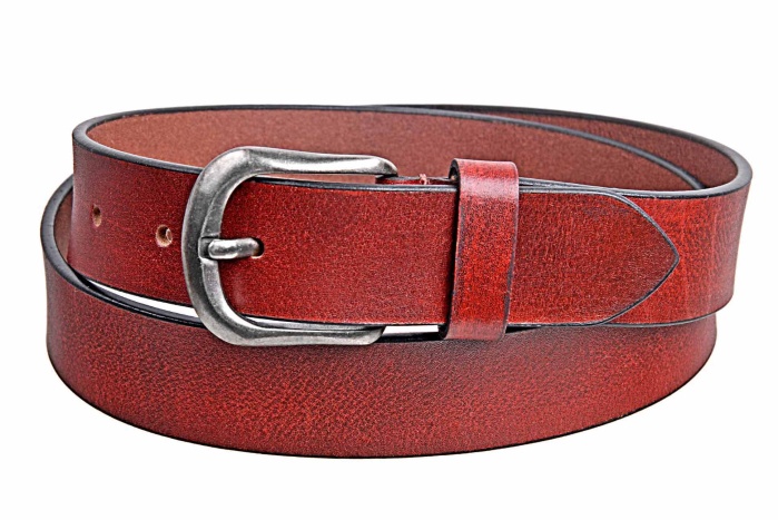 detail Kožený opasek, šířka 3,5 cm SQU G.A 6000