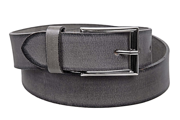 detail Kožený opasek, šířka 4 cm