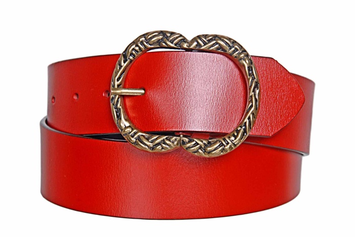 detail Dámský kožený opasek široký