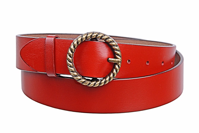 detail Kožený dámský opasek