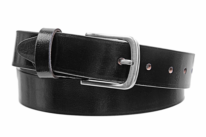 detail Kožený opasek, šířka 3,5 cm