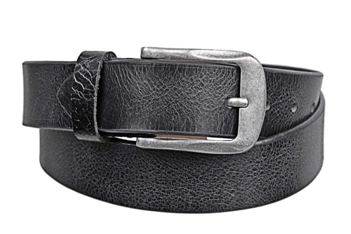 detail Kožený opasek SQU 8512, šířka 4 cm