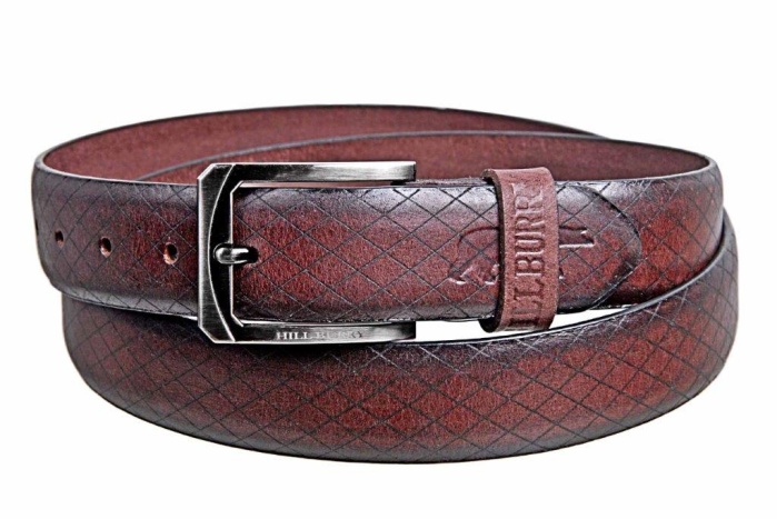 detail Kožený opasek, SQU LZ F-13, šířka 3,5 cm