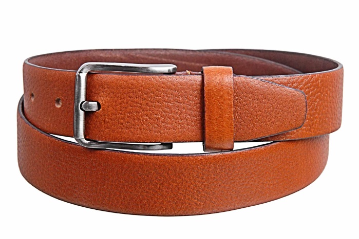 detail Kožený opasek SQU NDM-FORMAL, šířka 35 mm