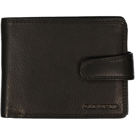 Kožená peněženka široká s upínkou