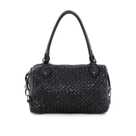 Kožená kabelka proplétaná