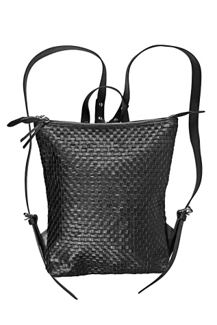 Kožený proplétaný batoh HAMBURG