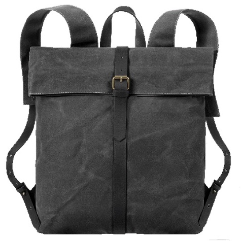 batoh canwas s koženými díly BERGEN