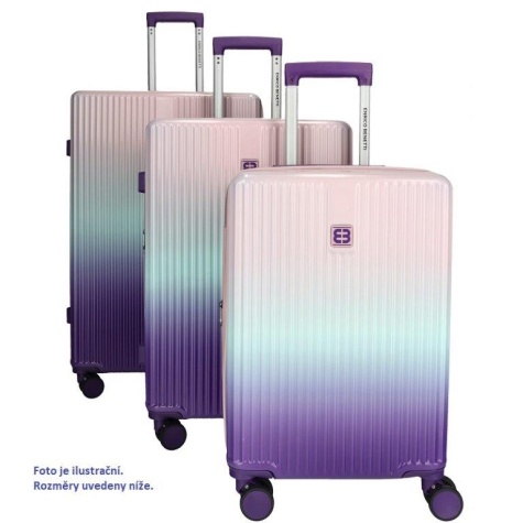 Skořepinový kufr ENRI 21001 L