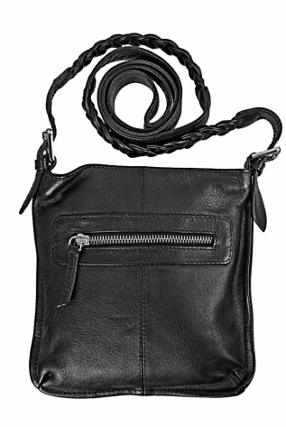 kožená taška přes rameno