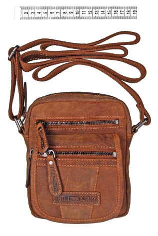 Kožená taška přes rameno SQU 3112/DH BROUŠENÁ