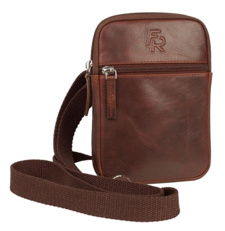 Kožená taška malá FILIPPO ROSSI textilní popruh
