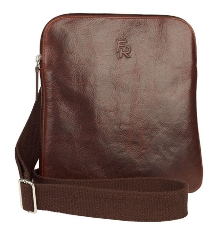 Kožený shopper FILIPPO ROSSI textilní popruh