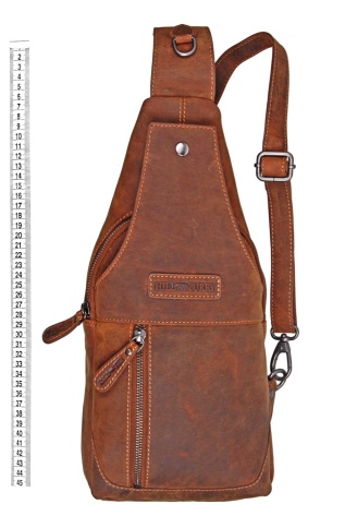 Kožený bodybag SQU 6101 BROUŠENÁ