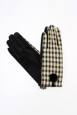 Textilní dámské rukavice HOL 17162