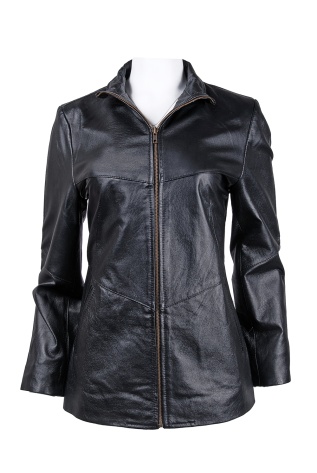 kožená dámská bunda