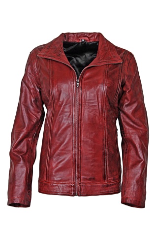 Kožená dámská bunda MDK NINA, VĚTŠÍ VELIKOST