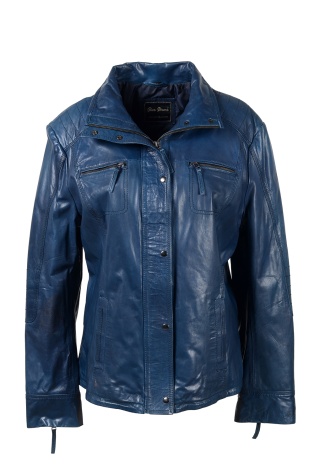 kožená dámská bunda