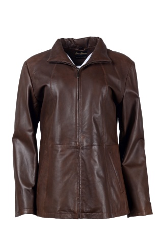 kožená dámská bunda