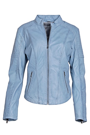 Kožená dámská bunda MDK LIVA ,VĚTŠÍ VELIKOST