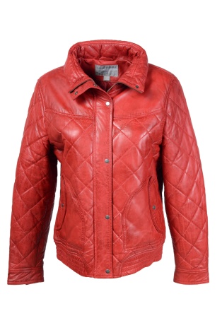 kožená bunda dámská zateplená