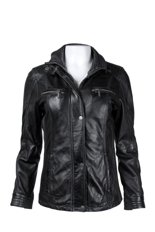 kožená bunda dámská