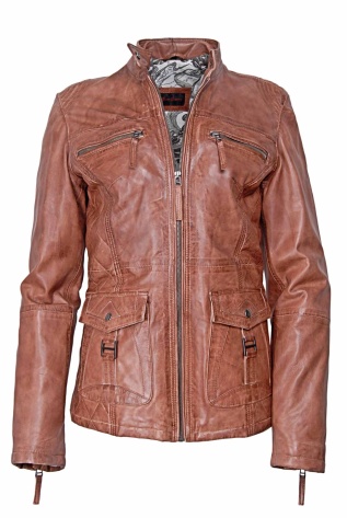 kožená bunda dámská