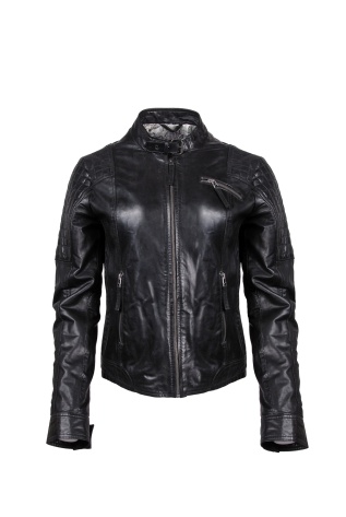 kožená bunda dámská