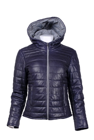 kožená dámská prošívaná bunda-3M Thinsulate