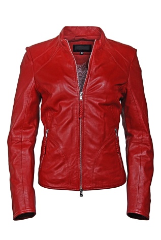 Kožená dámská bunda VĚTŠÍ VELIKOST