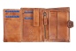 nahlad Kožená peněženka-upínka