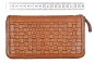 nahlad Kožená dl. peněženka proplétaná zip GC 4508106
