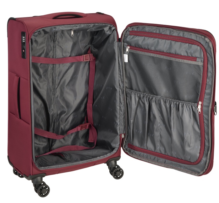 detail Textilní kufr STŘEDNÍ