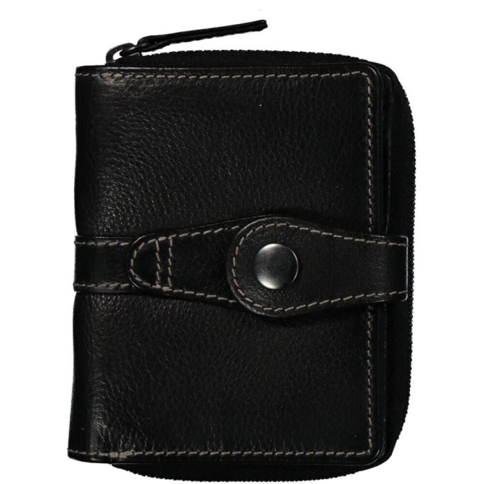 detail Kožená peněženka malá s upínkou