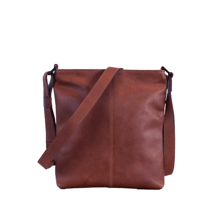 detail Kožená taška přes rameno SAMONA
