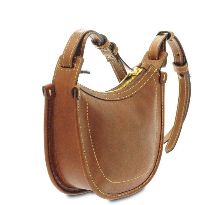 detail Luxusní kožená kabelka