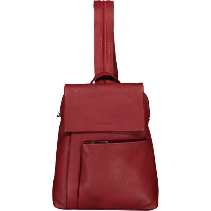 detail kožený batoh