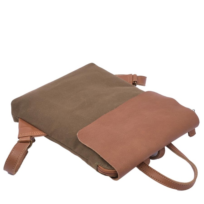 detail Textilní batoh s koženými díly SICA-S CV