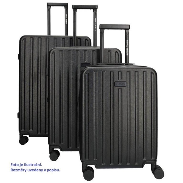 detail Skořepinový kufr ENRI 39051 L