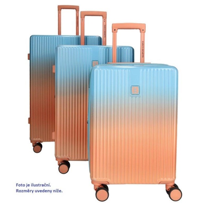 detail Skořepinový kufr ENRI 21001 L