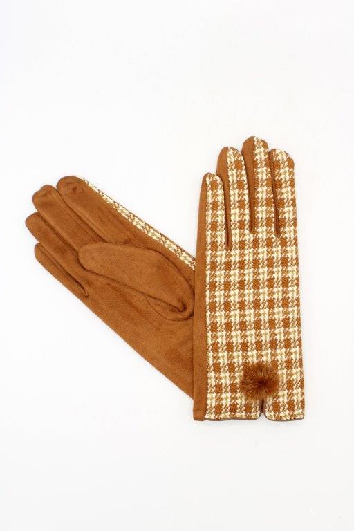 detail Textilní dámské rukavice HOL 17162